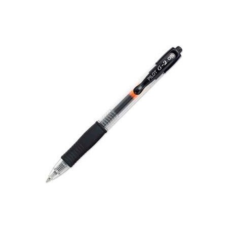 Pilot Pen Corporation Pilot® G2 Gel Retractable Rollerball Pen, Extra Fine, 0.5mm, Black Ink, Dozen 31002